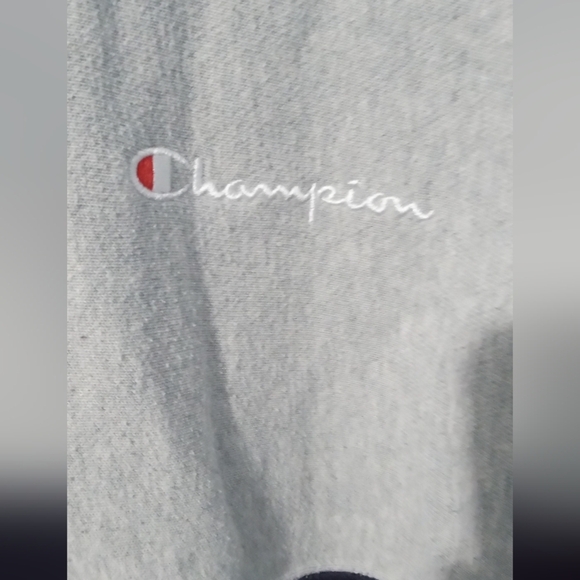 Champion Red, Gray, and Black Hoodie - Picture 3 of 5